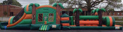 55ft Safari Jump/Dual Slide/Obstacle Course 55ft Safari Jump/Dual Slide/Obstacle Course